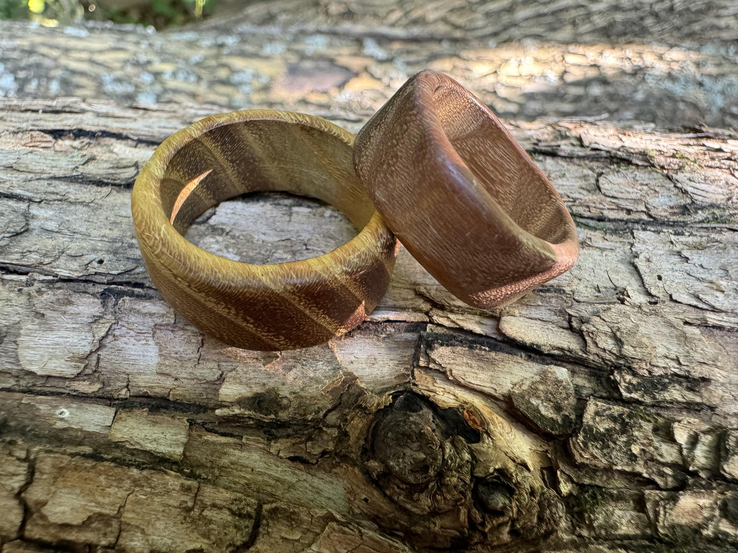 Prodigal Rings- Mens Wooden Ring - Osage Orange Wood Thumb & Pinky Rings, Multiple Sizes Available