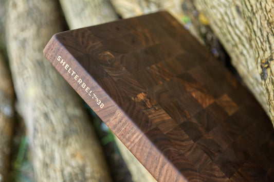 THE FLAGSHIP: Discover Elegance & Artistry: Shelterbelt's Signature Walnut Wood Craft Board